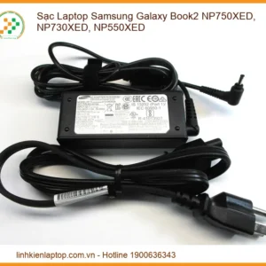 Sạc Laptop Samsung Galaxy Book2 Np750xed, Np730xed, Np550xed Chính Hãng - Thay Thế Uy Tín Tphcm