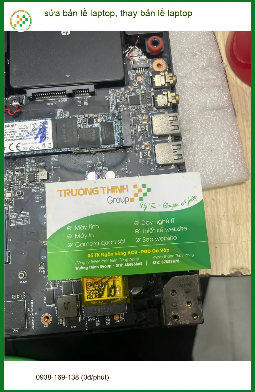 Anh Bảo kiến trúc sư tìm nơi thay bản lề laptop Quận Bình Thạnh uy tín