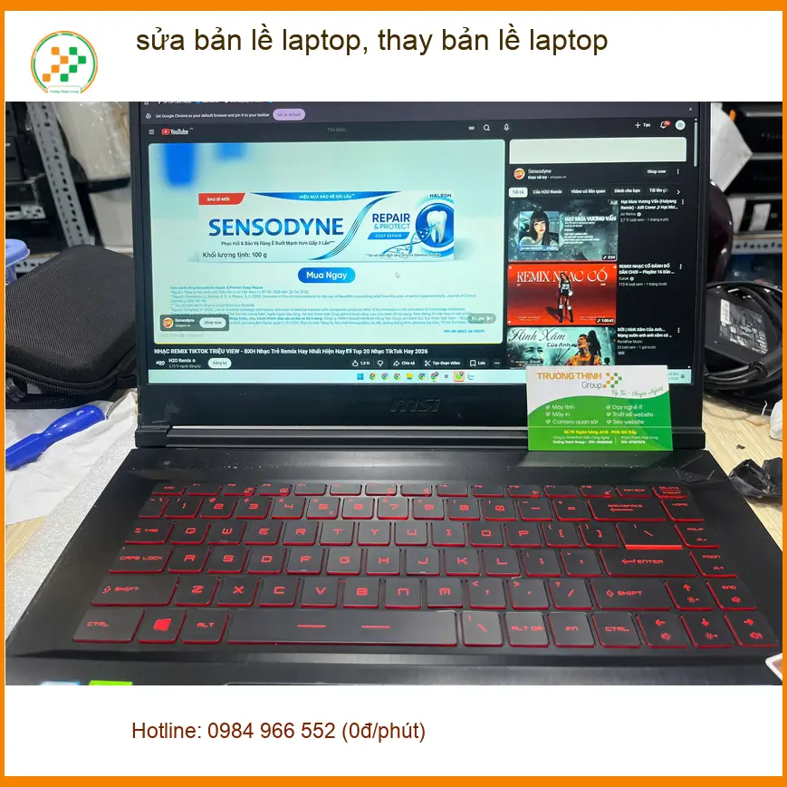 Anh Bảo kiến trúc sư tìm nơi thay bản lề laptop Quận Bình Thạnh uy tín ảnh thực tế 1