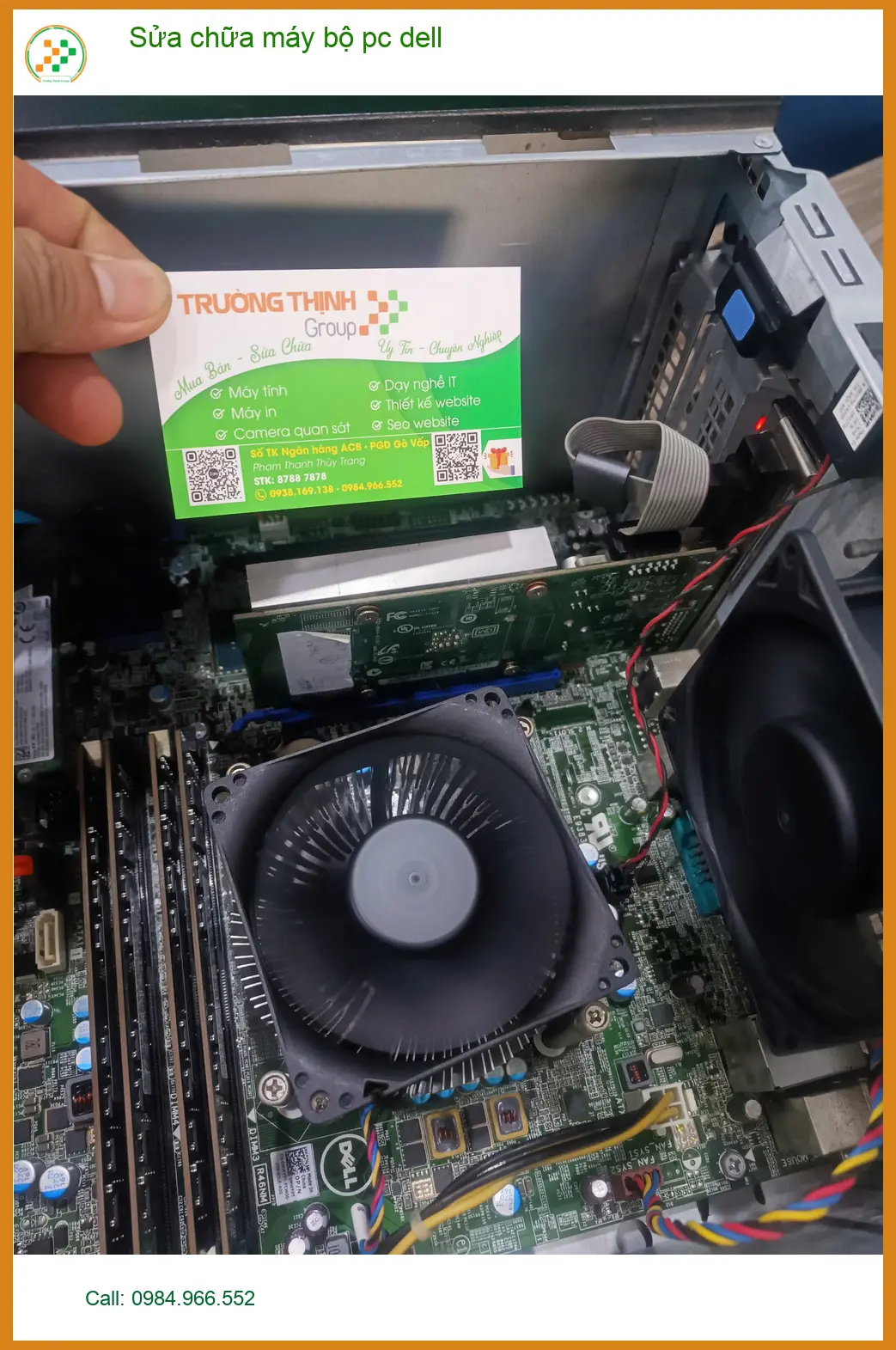 Cửa hàng sửa máy bộ pc dell Quận Tân Phú - Anh Bách IT lỗi win ảnh thực tế 1
