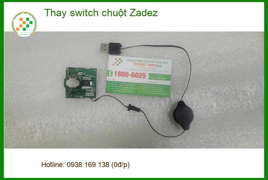 Anh Phước kiến trúc sư bận rộn tìm dịch vụ thay switch chuột Zadez Quận Bình Tân ảnh thực tế 2