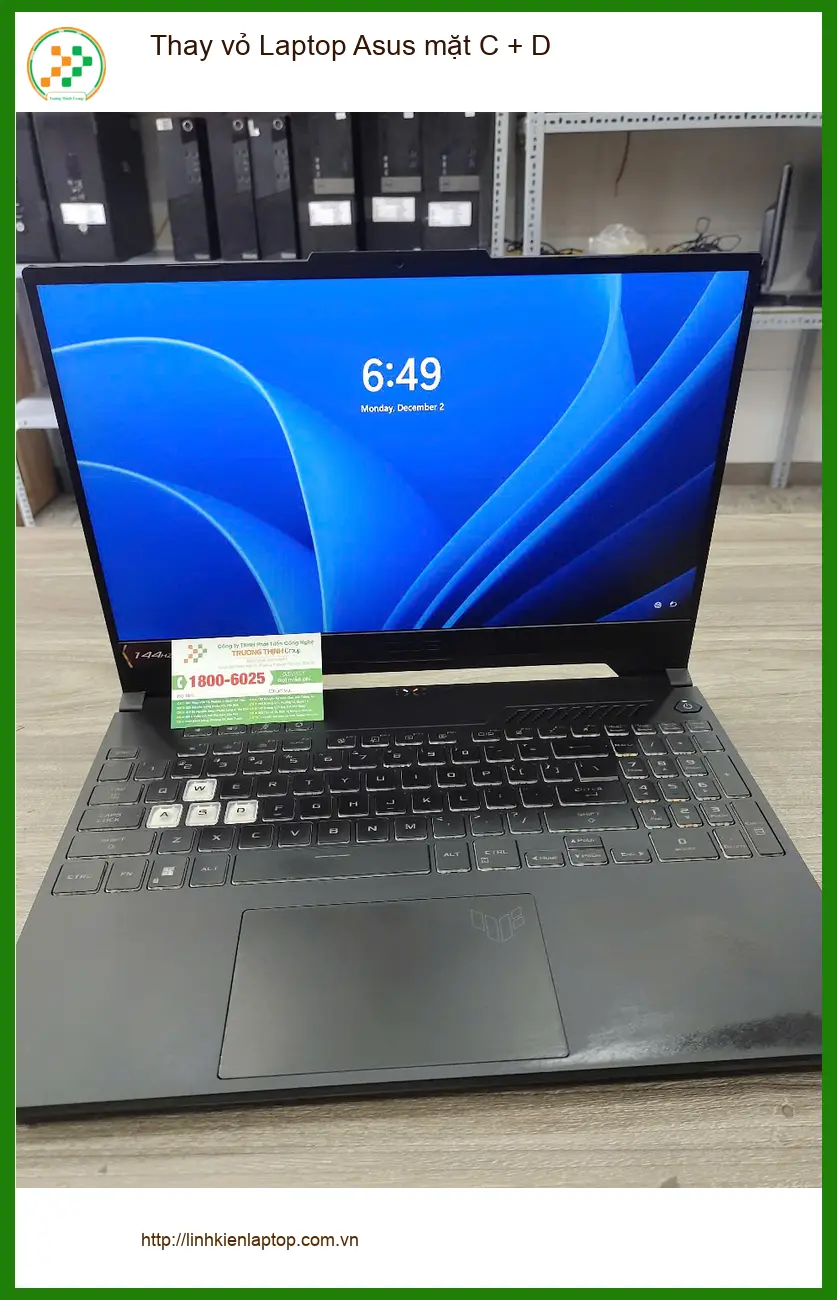 Chú Thịnh tìm địa điểm Thay vỏ Laptop Asus mặt c + d Quận 7 uy tín ảnh thực tế 2