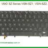 Bàn phím Laptop VAIO SZ Series VGN-SZ1, VGN-SZ2, VGN-SZ3 - Thay Lấy Liền Giá Rẻ TPHCM