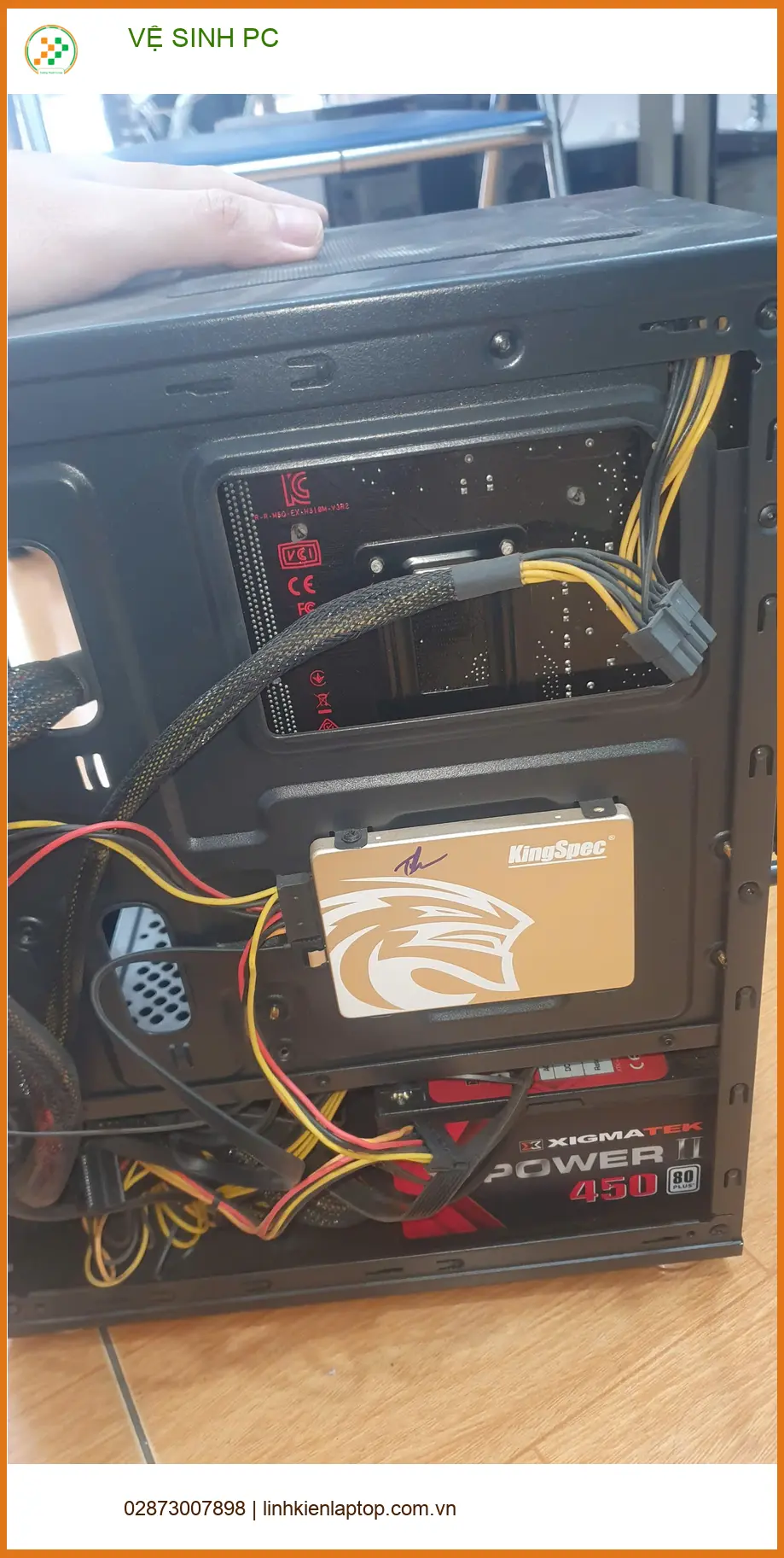 Dịch vụ vệ sinh PC Quận Gò Vấp uy tín - Anh Quốc đồ họa tìm chỗ giá tốt ảnh thực tế 1