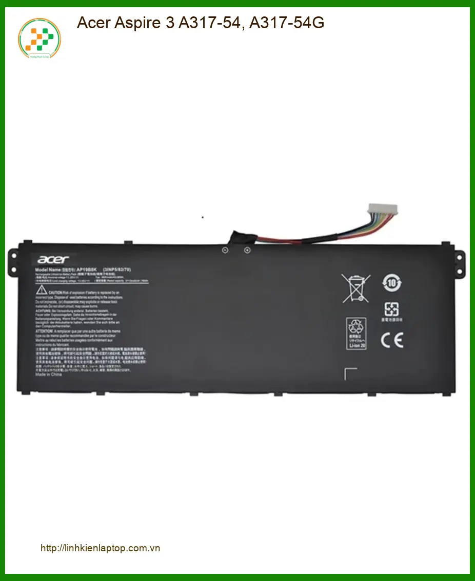 Pin Laptop Acer Aspire 3 A317-54 A317-54G - Thay Nhanh Tại TPHCM | Giá Rẻ