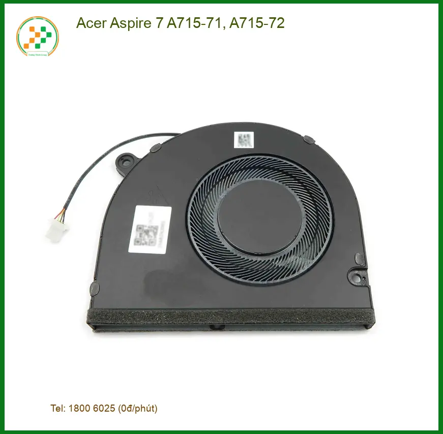 Quạt Laptop Acer Aspire 7 A715 - Thay Mới Tại Trung Tâm Giá Rẻ TPHCM
