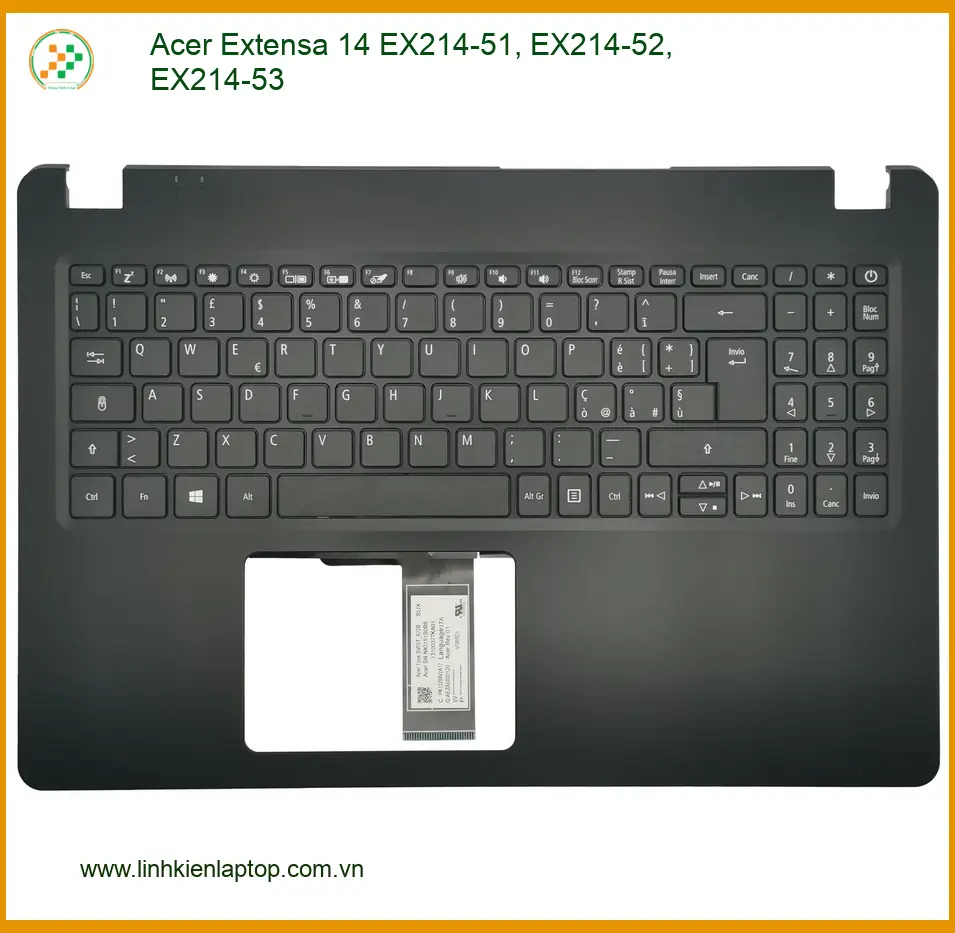 Bàn phím Laptop ACER Extensa 14 EX214 - Thay Lấy Ngay Tại TPHCM Giá Rẻ