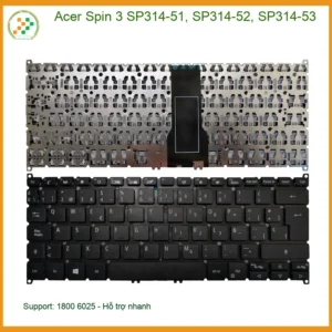 Bàn phím Laptop Acer Spin 3 SP314-51 - Lắp Nhanh Lấy Liền Giá Tốt