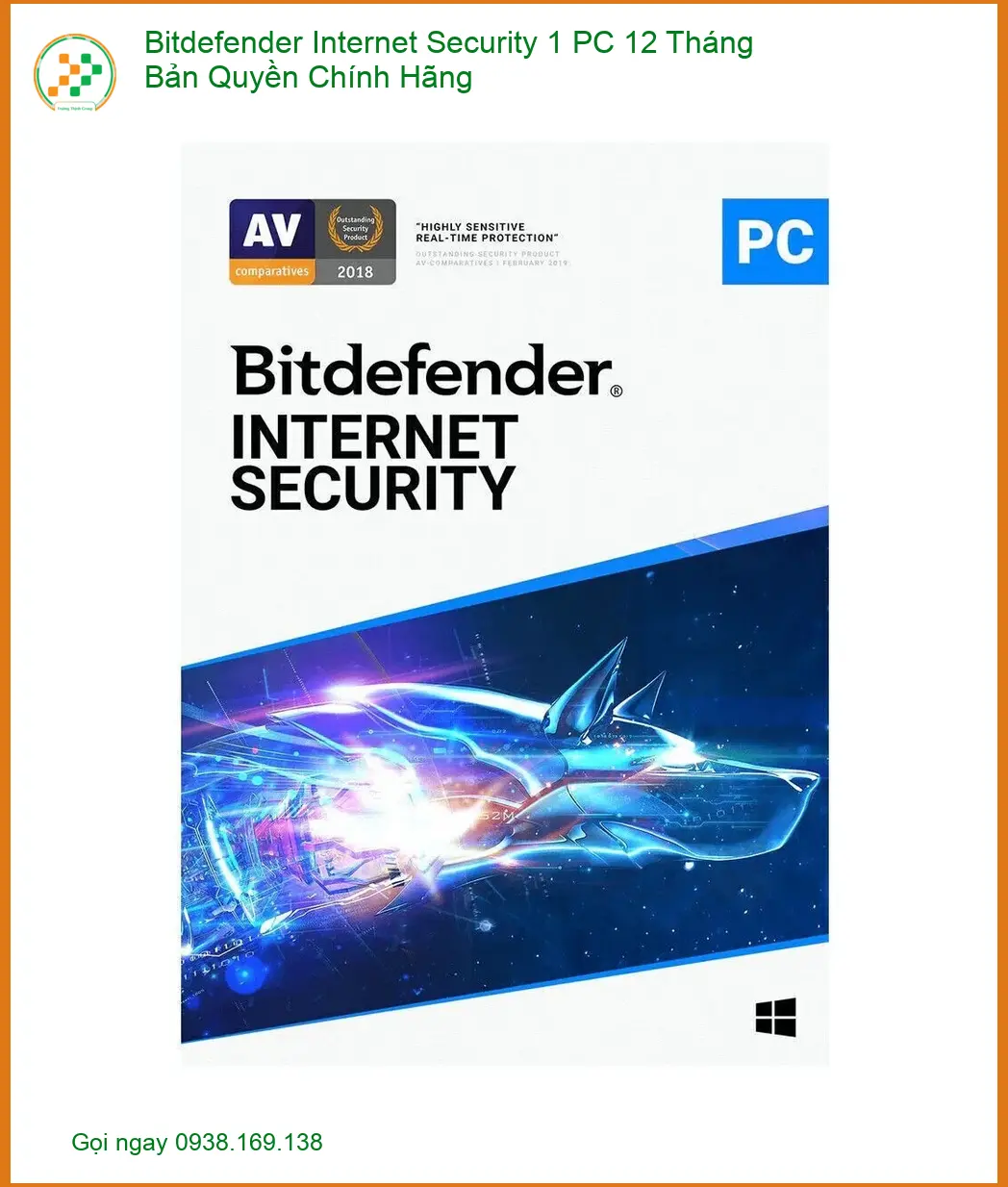 Antivirus Bitdefender Internet Security 1 PC - Kích Hoạt Nhanh Tại TPHCM