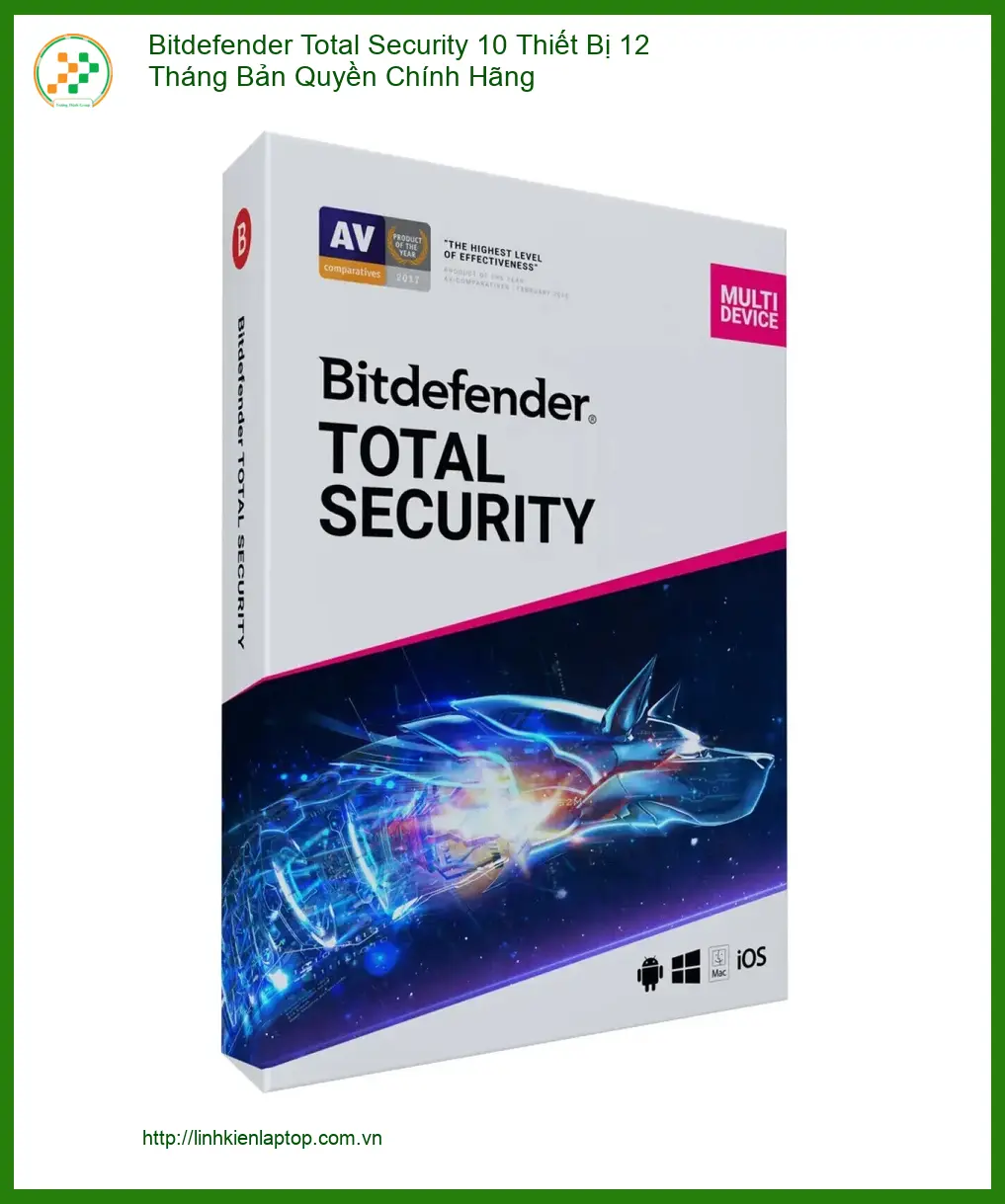Bitdefender Total Security 10 Thiết Bị - Giá Rẻ TPHCM | Hỗ Trợ Nhanh