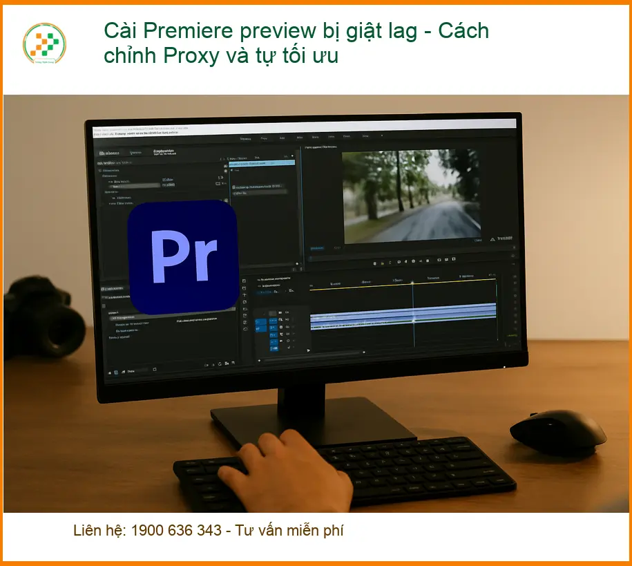 Thủ thuật Premiere preview giật lag - Cách chỉnh Proxy, tự xử lý tại nhà