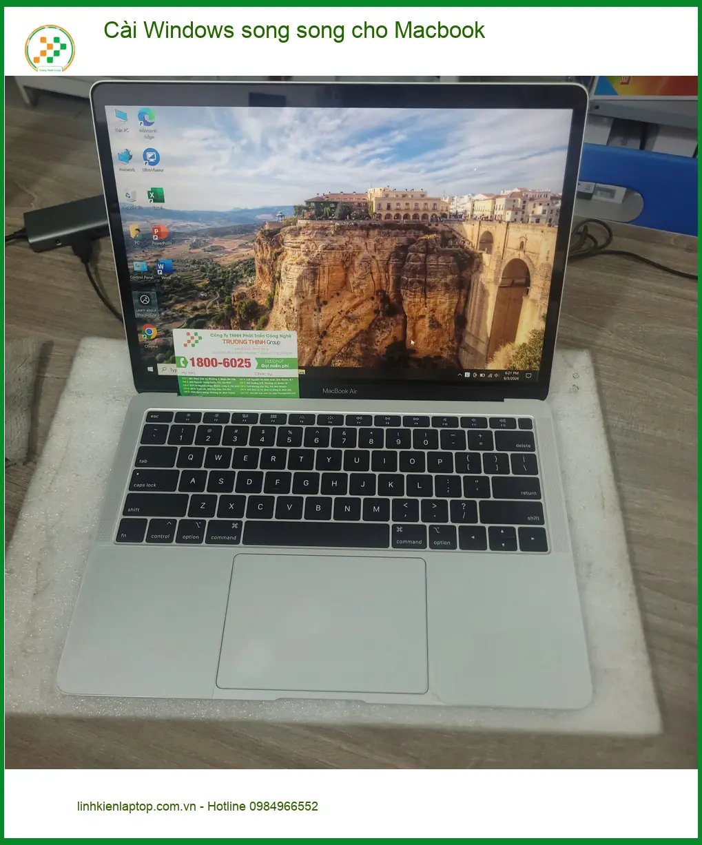 Bạn Khánh tìm dịch vụ cài Windows song song Macbook Quận Tân Bình uy tín