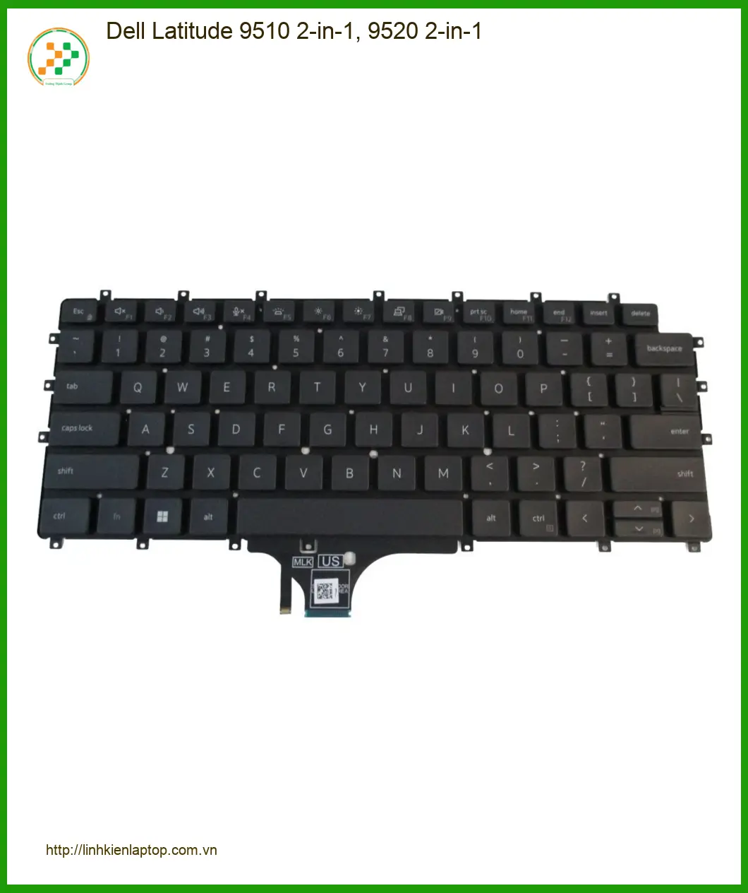 Bàn phím Laptop DELL Latitude 9510 2-in-1 - Thay Nhanh Tại TPHCM Giá Tốt