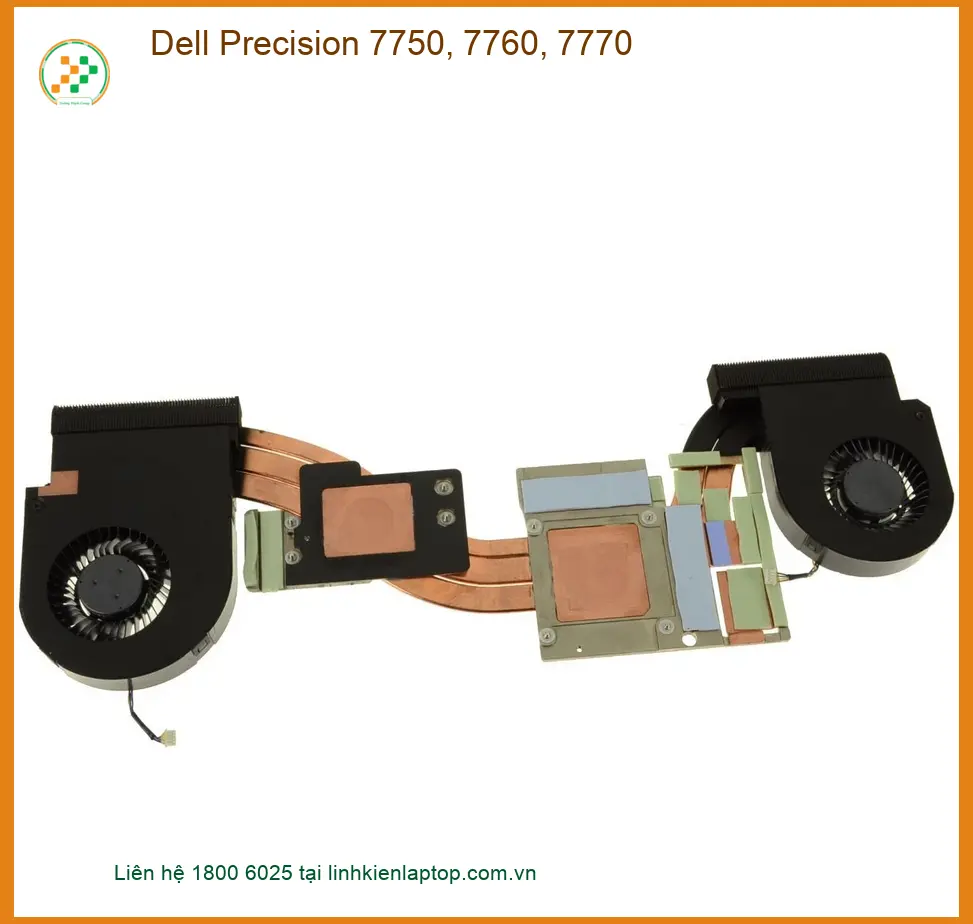 Quạt Laptop DELL Precision 7750 7760 7770 - Thay Nhanh Trong Ngày Gần Đây