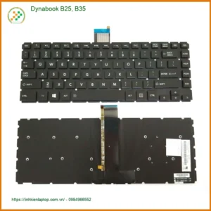 Bàn phím Laptop Dynabook B25, B35 - Thay Lấy Liền, Giá Rẻ TPHCM