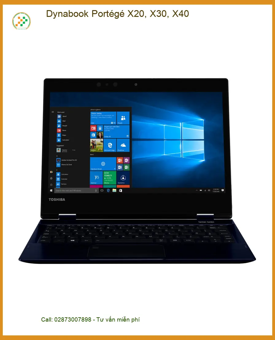 Vỏ Laptop Dynabook Portégé X20, X30, X40 - Thay Vỏ Laptop Nhanh TPHCM Giá Rẻ