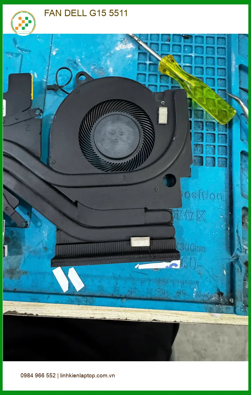 Chị Ngân nhân viên đồ họa thay FAN Dell G15 5511 Quận 10 - Lấy Ngay ảnh thực tế 1