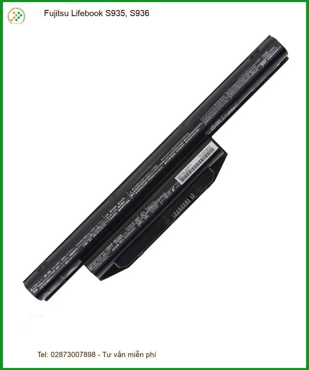 Pin Laptop Fujitsu Lifebook S935, S936 - Thay Pin Nhanh TPHCM | Giá Tốt