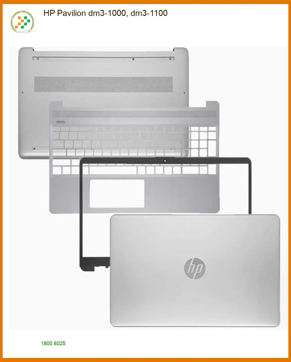 Vỏ Laptop HP Pavilion dm3-1000/1100 - Thay Vỏ Lấy Liền Tại TPHCM