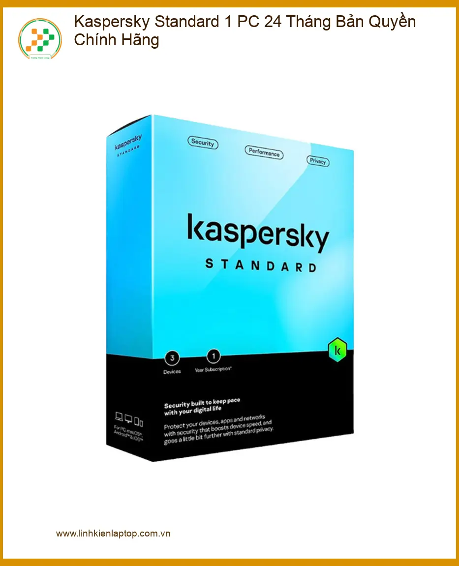 Antivirus Kaspersky Standard 1 PC - Bản Quyền Giá Rẻ Tại TPHCM