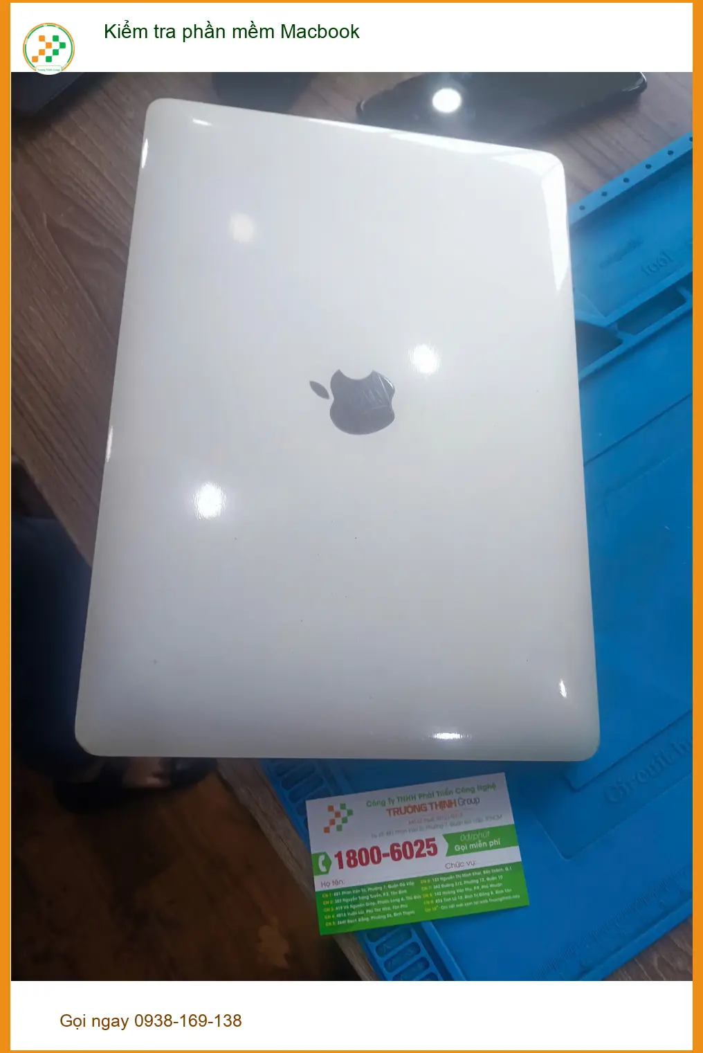 Anh Khánh nhân viên thiết kế - Kiểm tra phần mềm Macbook Quận Tân Phú ảnh thực tế 1
