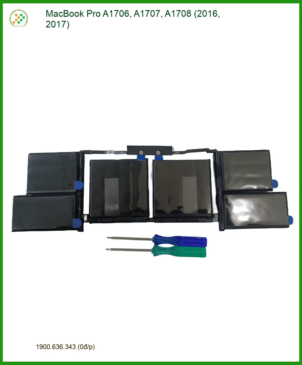 Pin Laptop APPLE MacBook Pro A1706 A1707 A1708 - Thay Giá Rẻ Lấy Liền TPHCM