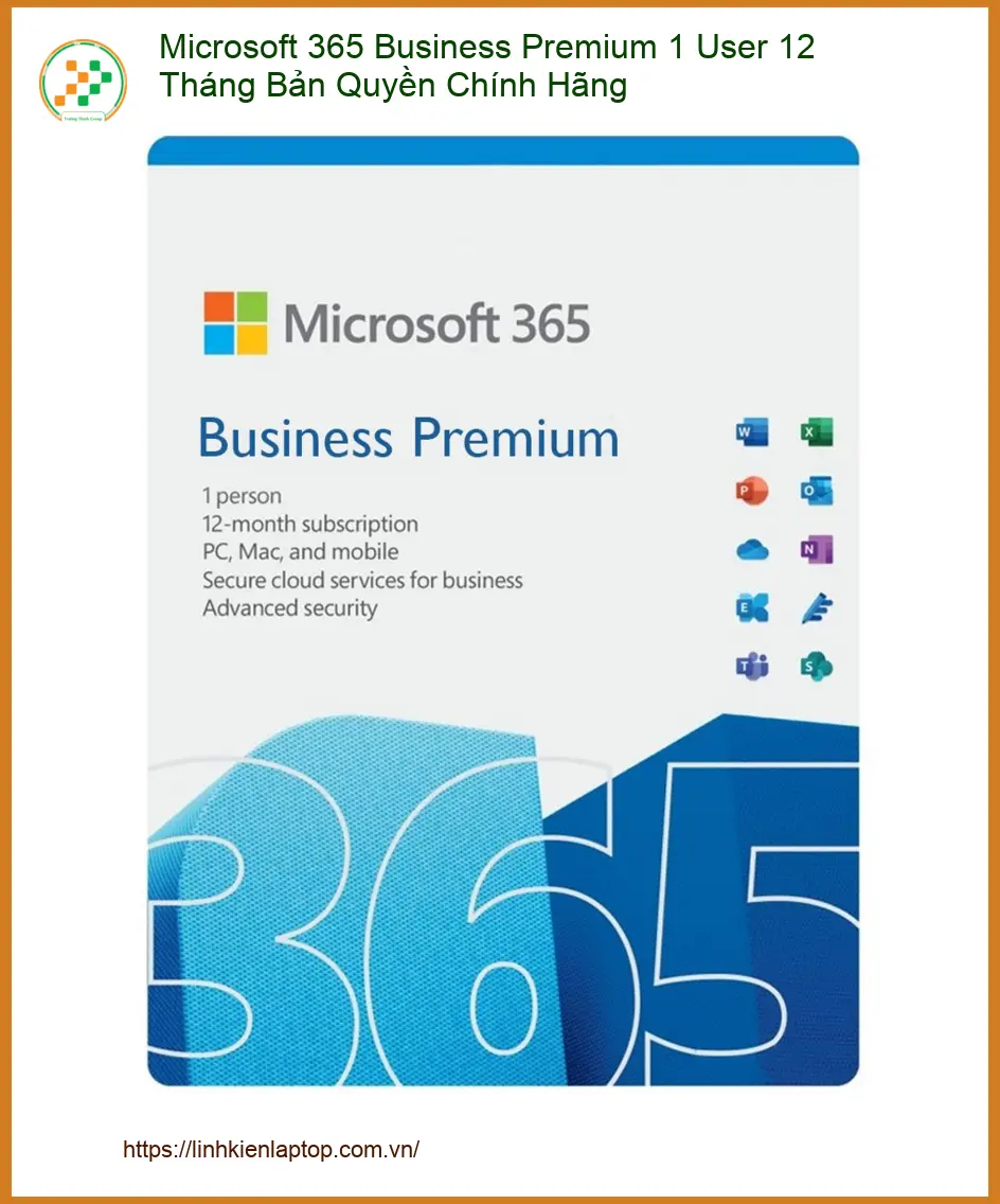 Office 365 Business Premium 1 User 12 Tháng - Mua Giá Rẻ TPHCM