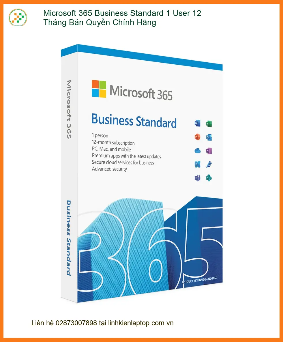 Office 365 Business Standard - Cài Đặt Tại Nhà Nhanh TPHCM