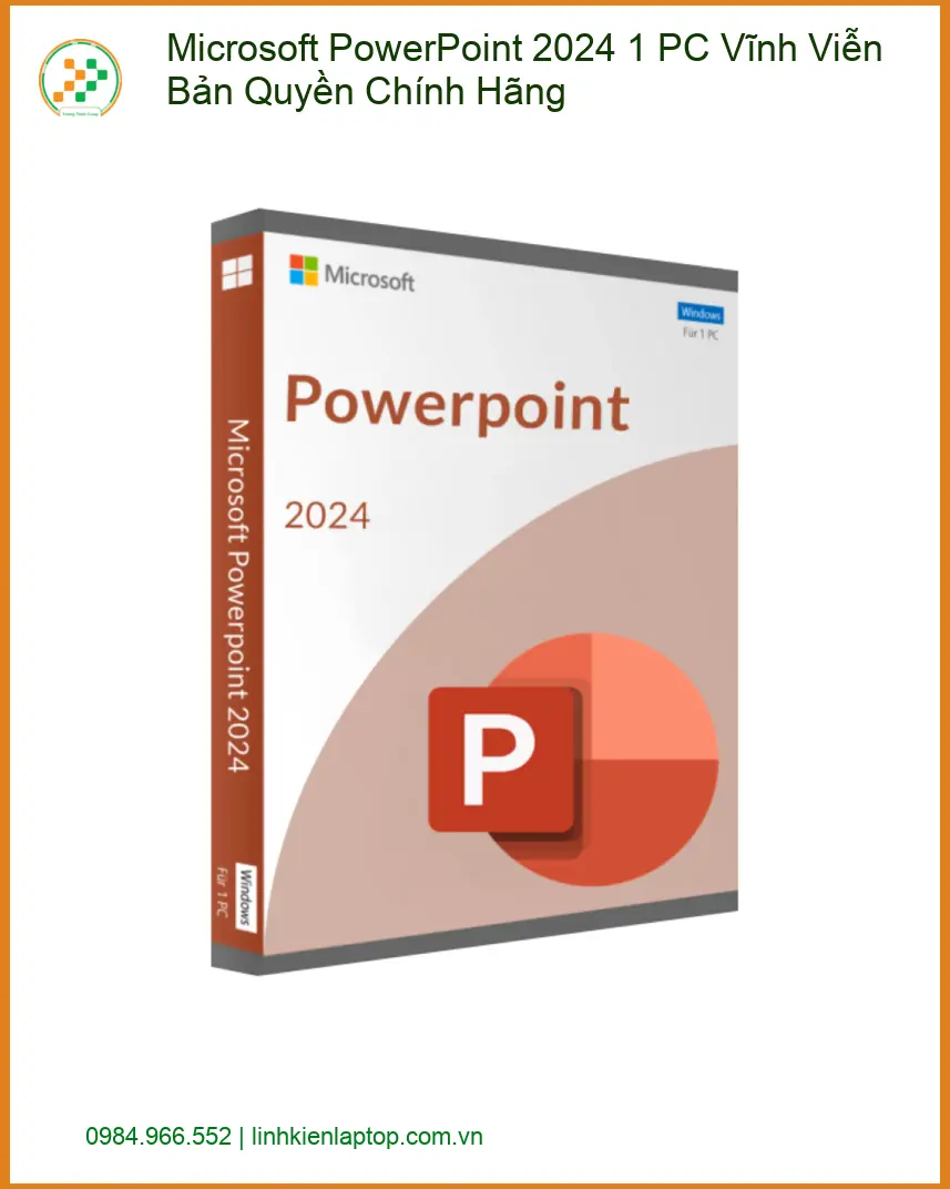 Bản Quyền Microsoft PowerPoint 1 PC Vĩnh Viễn - Cài Đặt Tận Nơi Giá Rẻ TPHCM