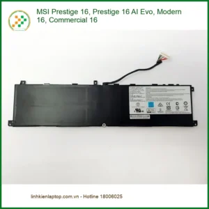 Pin Laptop MSI Prestige 16 - Thay Lấy Ngay | Giá Tốt Tại TPHCM