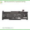 Pin Laptop MSI Summit E16, E16 Flip - Thay Lấy Liền - Giá Tốt TPHCM