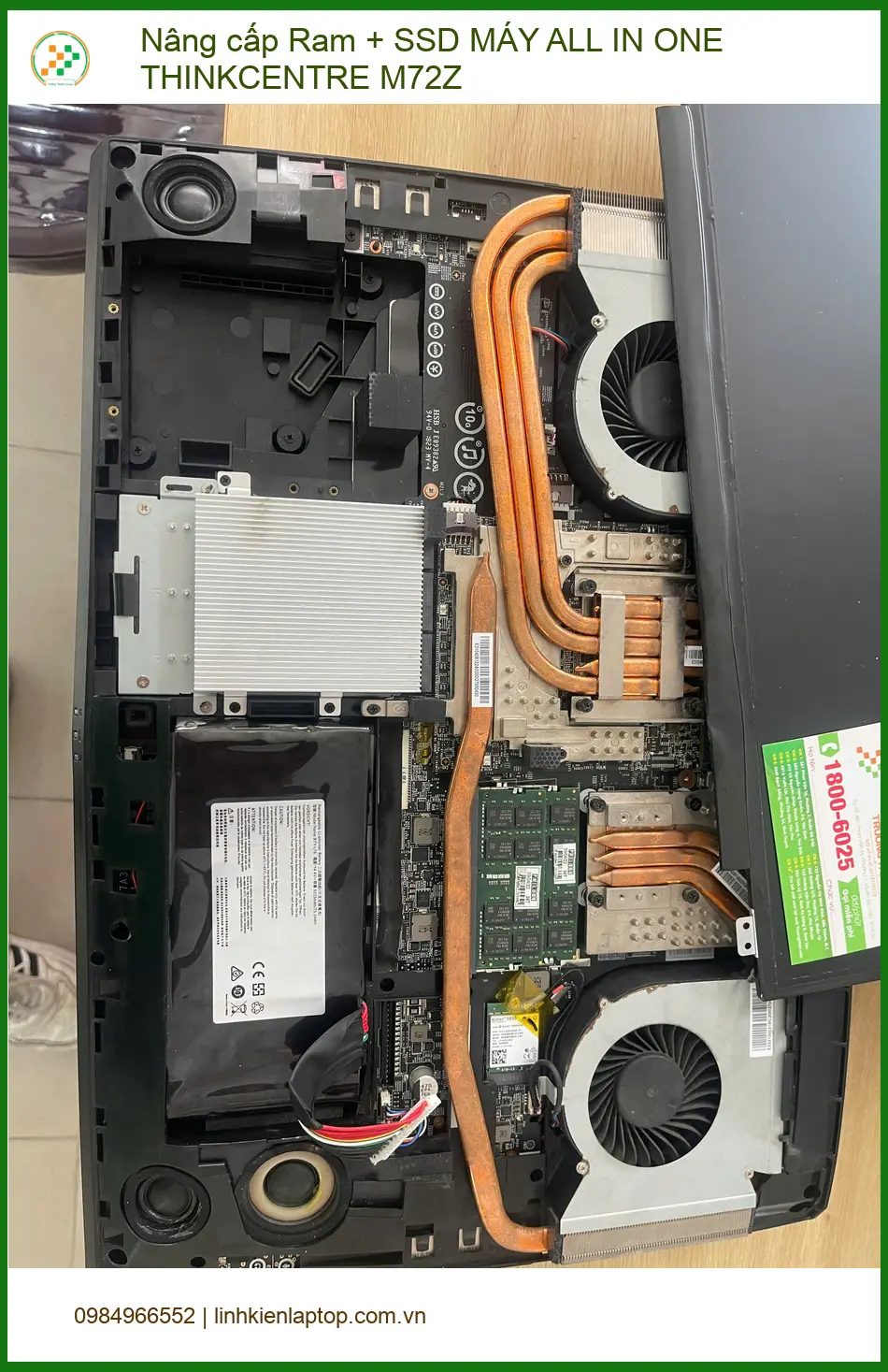 Chị Thảo kế toán review nâng cấp RAM SSD ThinkCentre M72Z Quận Phú Nhuận ảnh thực tế 1