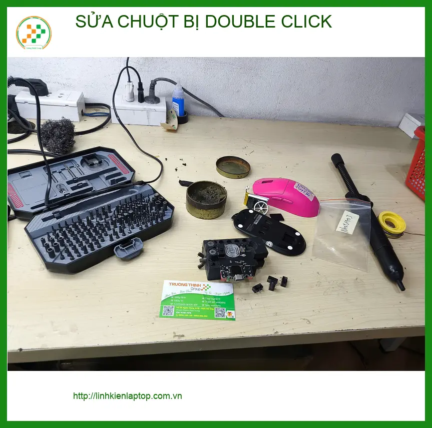Tiệm Sửa Chuột Bị Double Click Quận Gò Vấp - Anh Quang chuyên viên thiết kế review ảnh thực tế 1