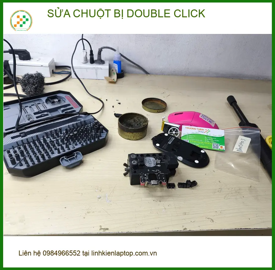 Tiệm Sửa Chuột Bị Double Click Quận Gò Vấp - Anh Quang chuyên viên thiết kế review ảnh thực tế 2