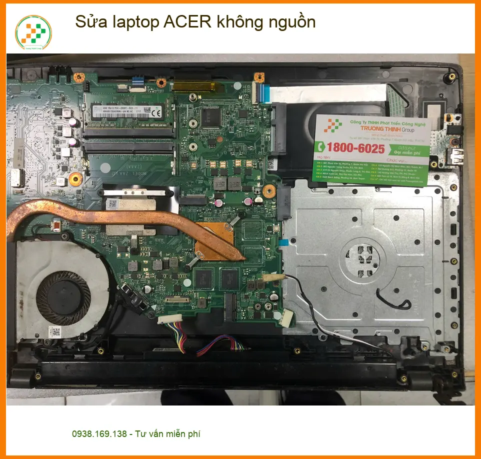 Anh Khải IT tìm chỗ sửa laptop ACER không nguồn Quận Bình Tân lấy ngay ảnh thực tế 1