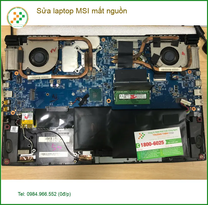 Dịch vụ sửa laptop MSI mất nguồn Quận Bình Tân - Chị Thảo giám đốc chi nhánh tìm địa chỉ uy tín ảnh thực tế 1