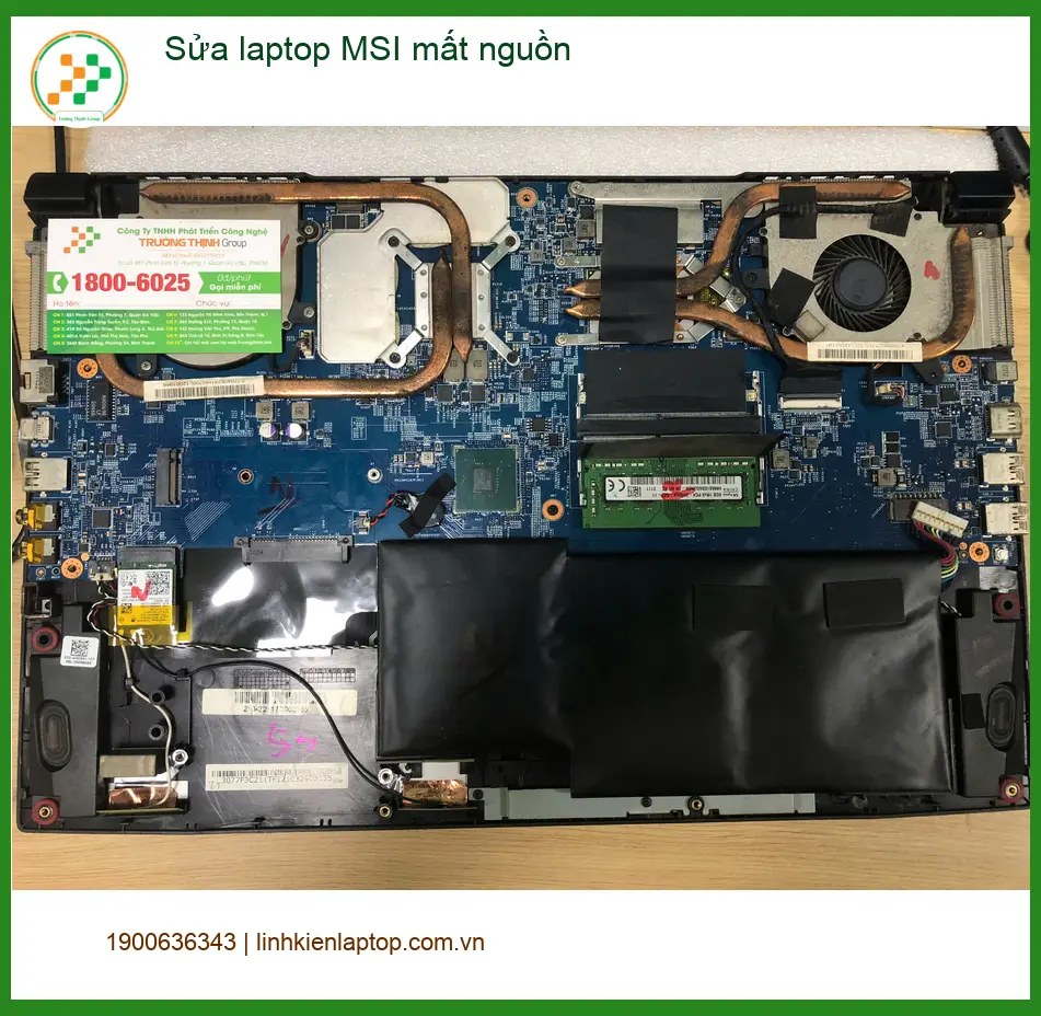 Dịch vụ sửa laptop MSI mất nguồn Quận Bình Tân - Chị Thảo giám đốc chi nhánh tìm địa chỉ uy tín ảnh thực tế 2
