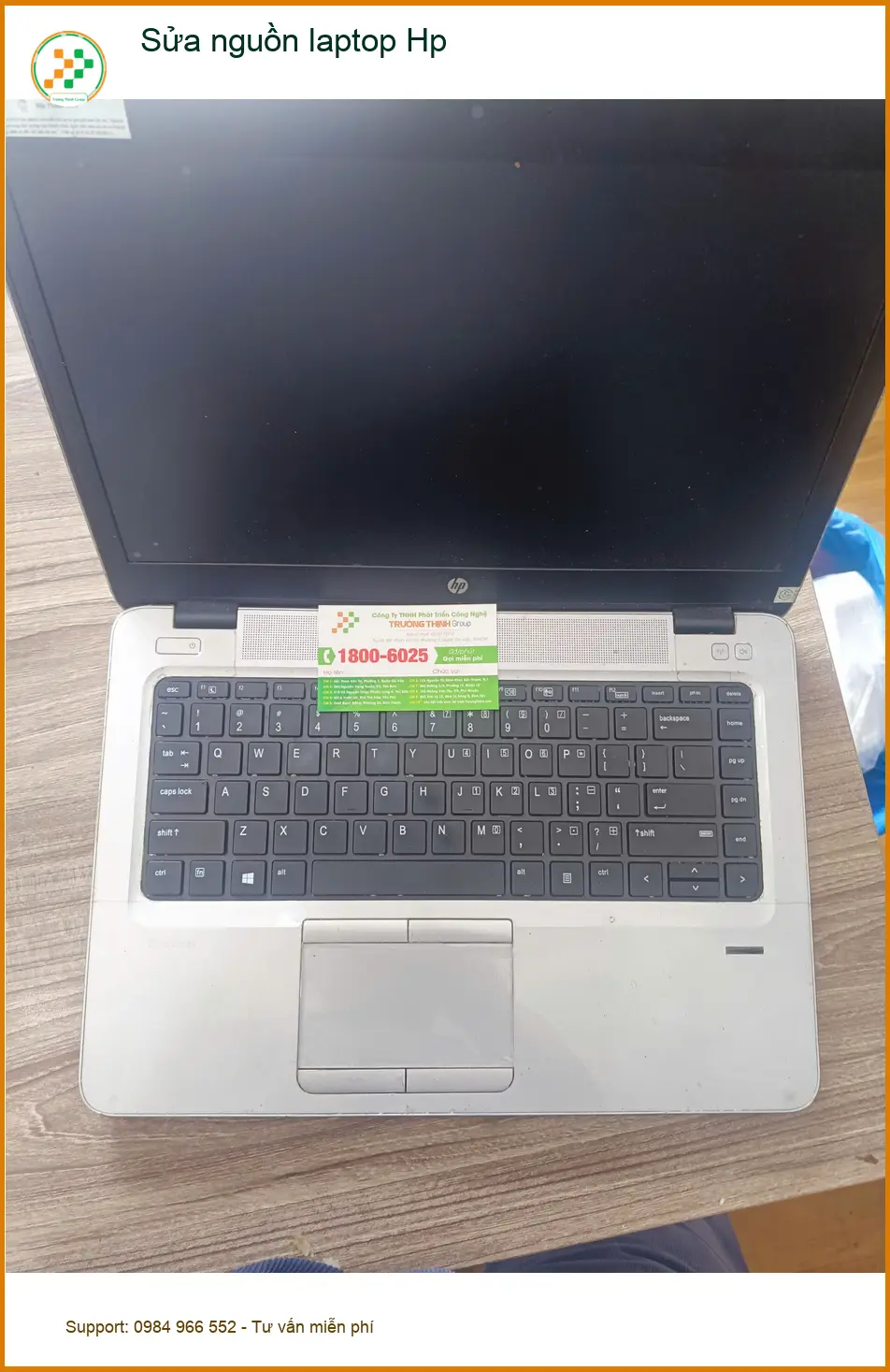 Chỗ sửa nguồn laptop Hp Quận Tân Phú - Chị Thảo làm việc online lấy gấp ảnh thực tế 1