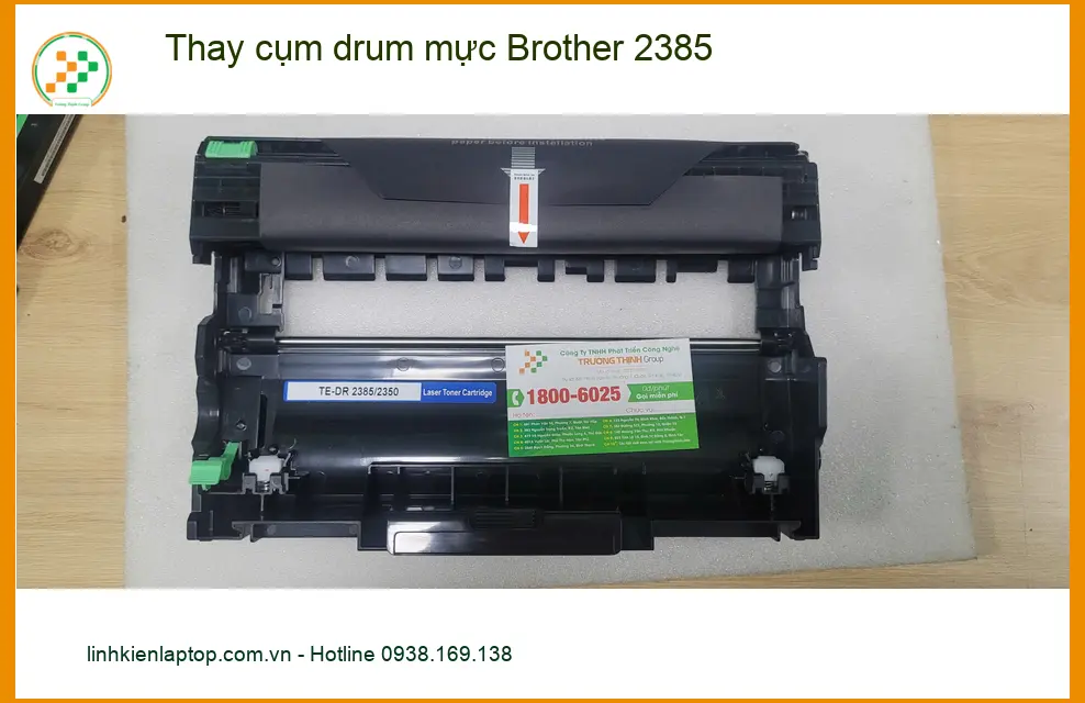 Dịch vụ Thay cụm drum mực Brother 2385 Quận Bình Tân Uy tín - Chị Mai review