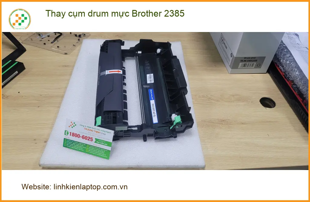 Dịch vụ Thay cụm drum mực Brother 2385 Quận Bình Tân Uy tín - Chị Mai review ảnh thực tế 1