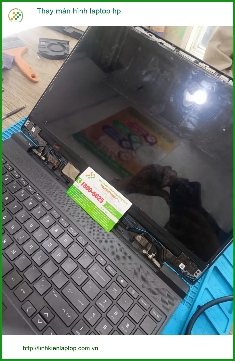 Chú Phước tìm chỗ thay màn hình laptop HP Quận Tân Phú lấy ngay ảnh thực tế 1