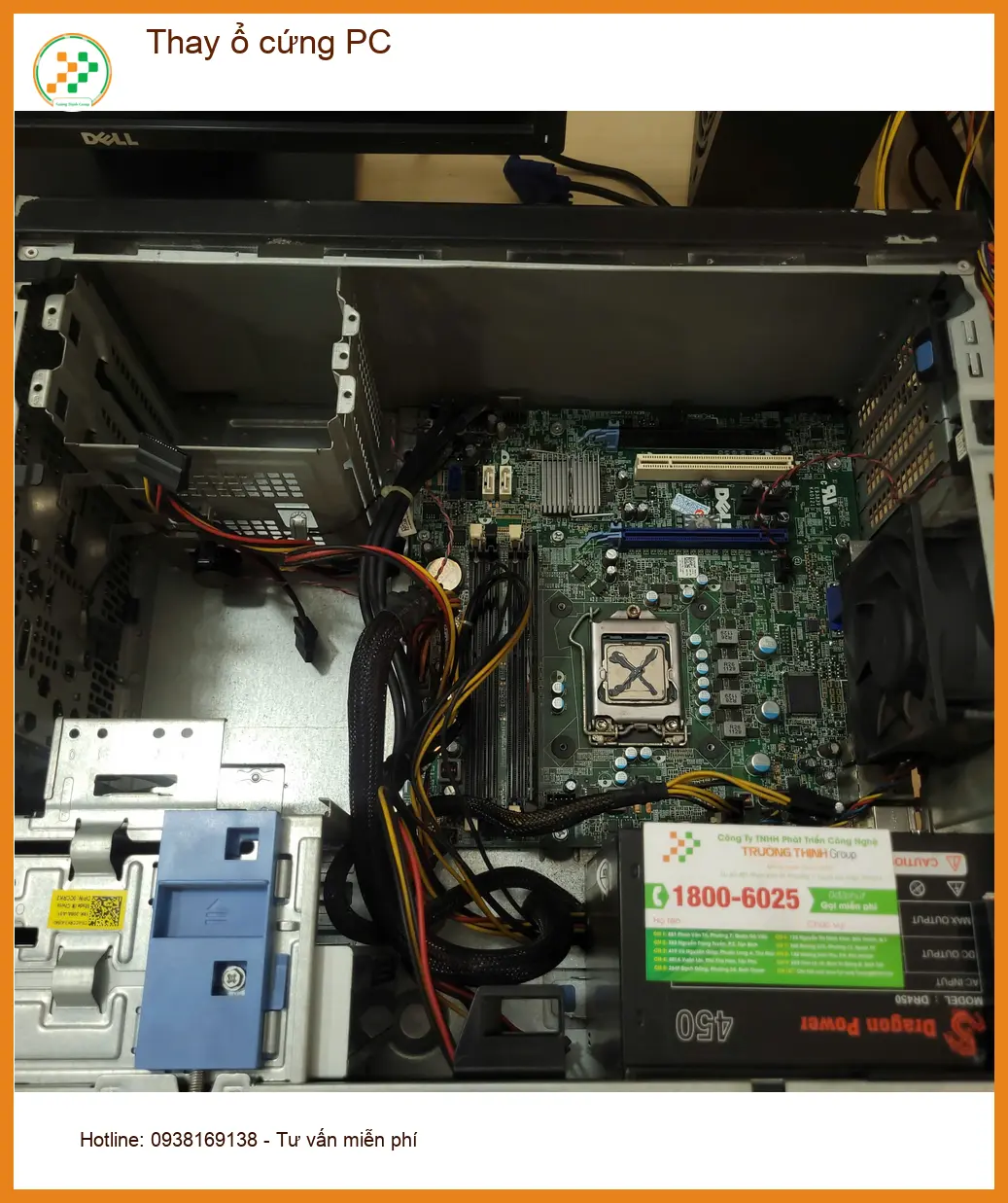 Anh Khôi kiến trúc sư cần thay ổ cứng PC Quận Tân Bình uy tín ảnh thực tế 1