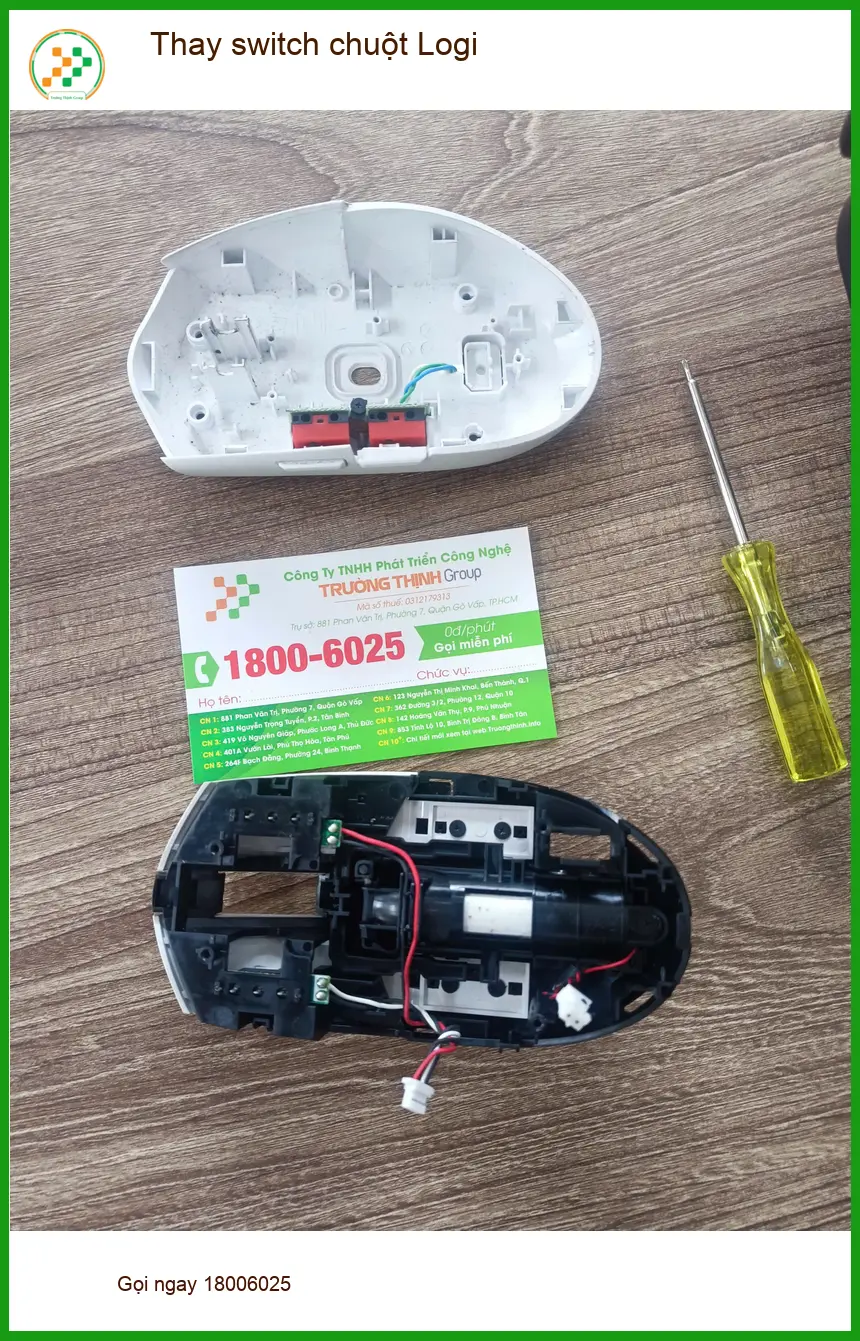 Chú Hùng chủ quán net ở Tân Phú - Thay switch chuột Logi lấy liền ảnh thực tế 1