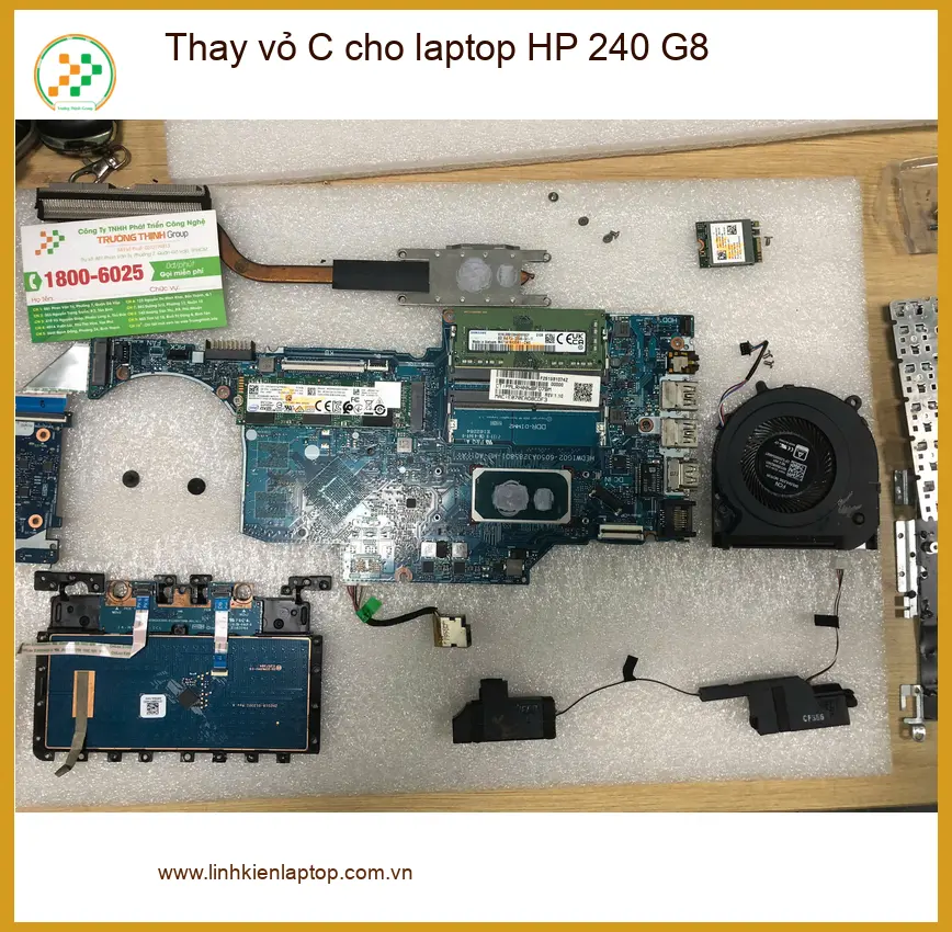 Chú Phúc kỹ sư cần Thay vỏ C laptop HP 240 G8 ở Quận Bình Tân lấy liền ảnh thực tế 1