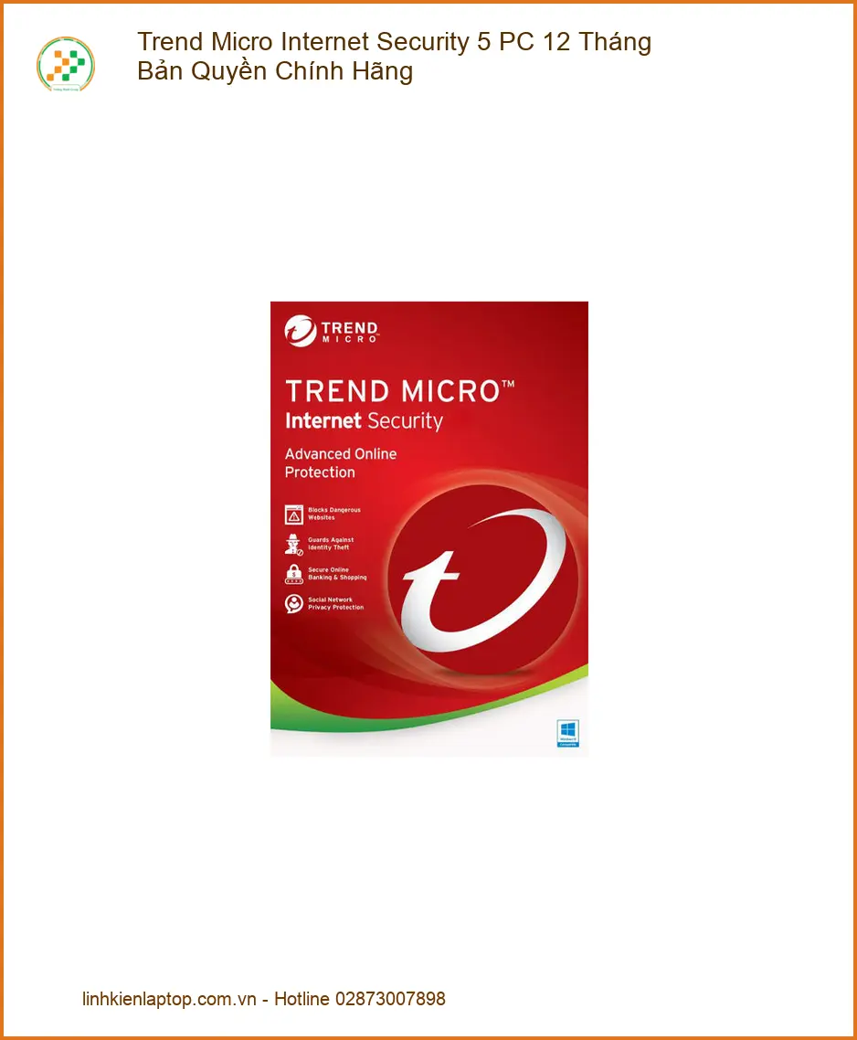 Antivirus Trend Micro Internet Security 5 PC - Mua Ngay Giá Tốt TPHCM