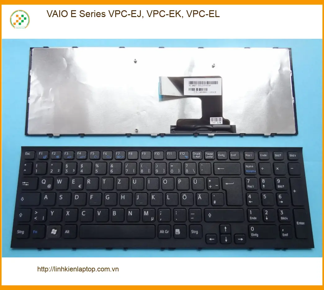 Bàn phím Laptop VAIO VPC-EJ - Thay Nhanh Trong Ngày | Giá Rẻ TPHCM