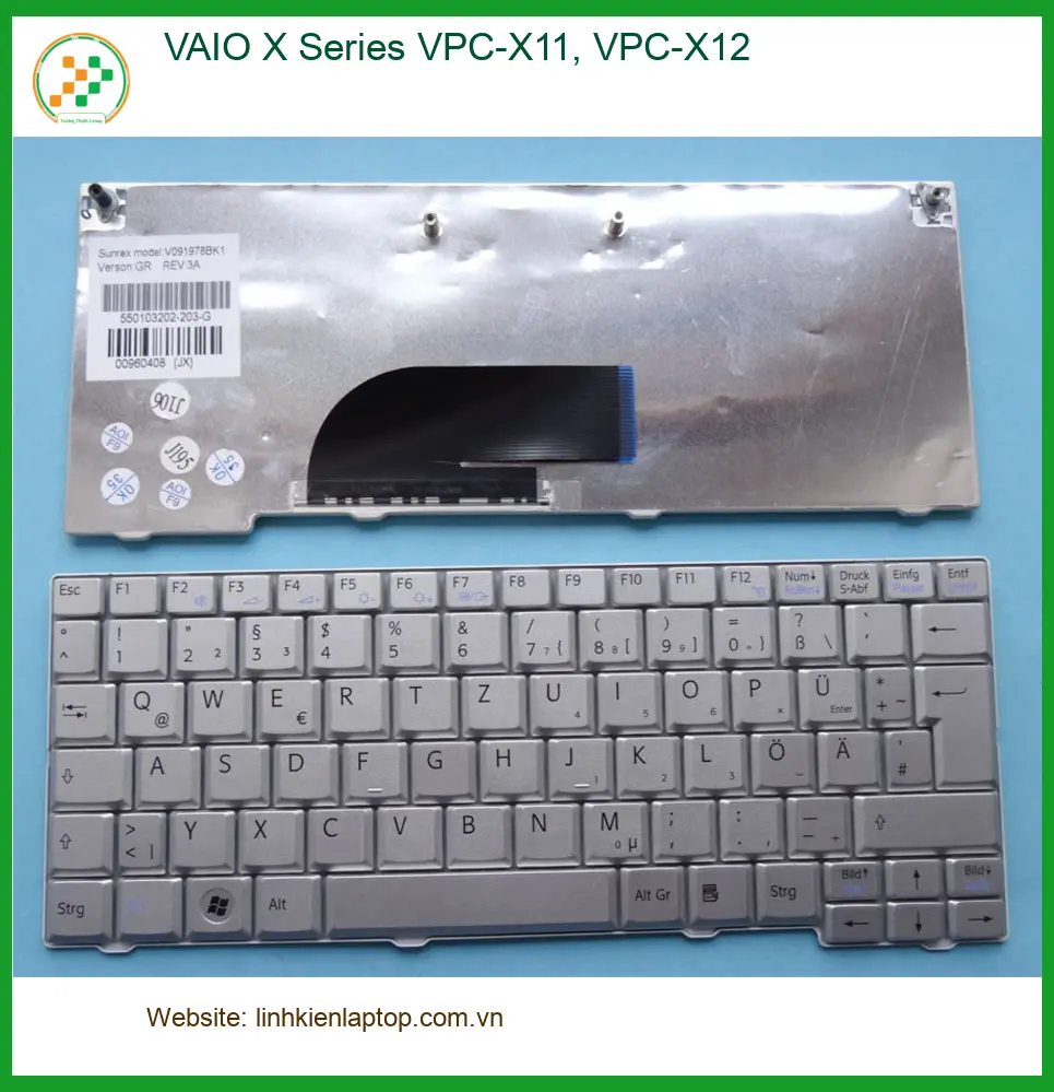 Bàn phím Laptop VAIO X Series VPC-X11 VPC-X12 - Thay Nhanh Giá Rẻ TPHCM