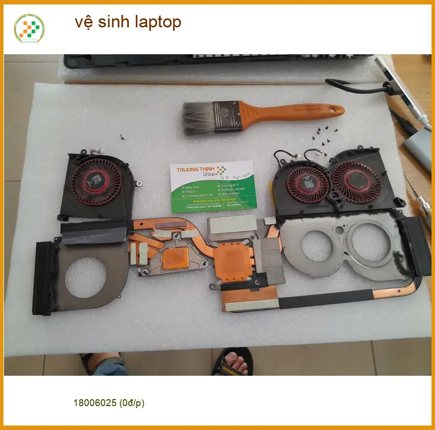 Anh Khôi nhân viên văn phòng review dịch vụ vệ sinh laptop Quận Thủ Đức ảnh thực tế 1