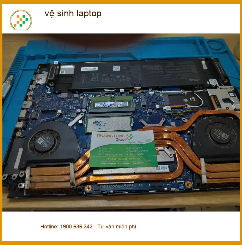 Trung tâm vệ sinh laptop Quận Thủ Đức - Bác Phúc nghỉ hưu chia sẻ ảnh thực tế 1