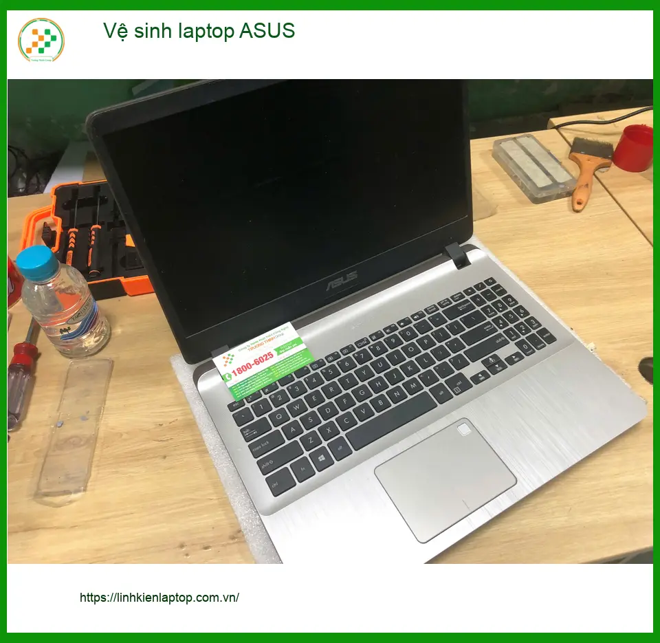 Bạn Thanh tìm chỗ vệ sinh laptop ASUS Quận Bình Tân - Uy tín giá rẻ ảnh thực tế 1